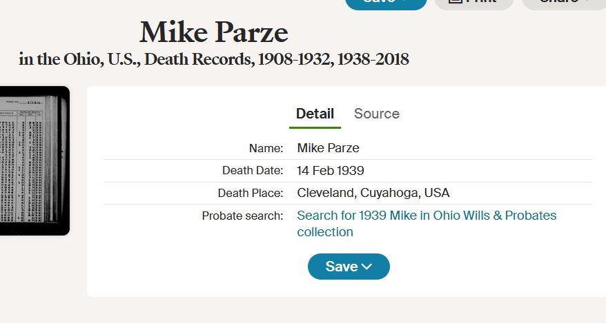 death cert